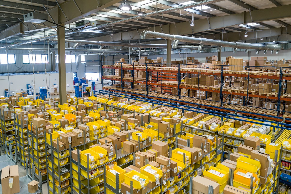 A warehouse environment for robotics and deployment planning